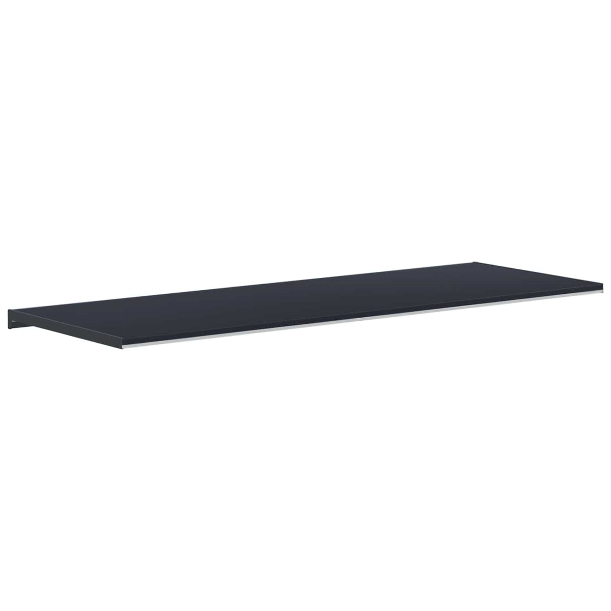 Vindueskarm Anthracit med træstruktur 140 x 50 x 4,5 cm PVC