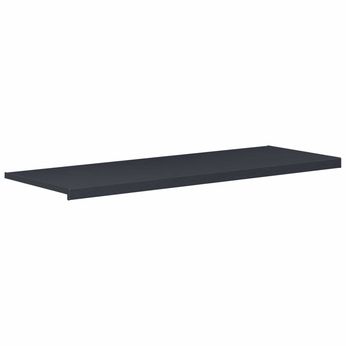 Vindueskarm Anthracit med træstruktur 160 x 50 x 4,5 cm PVC
