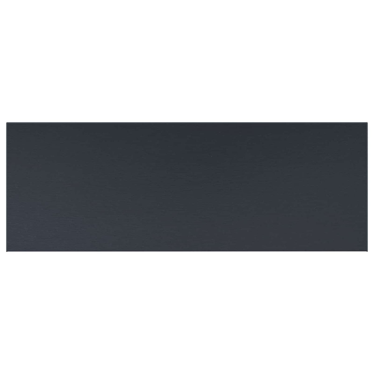 Vindueskarm Anthracit med træstruktur 160 x 50 x 4,5 cm PVC