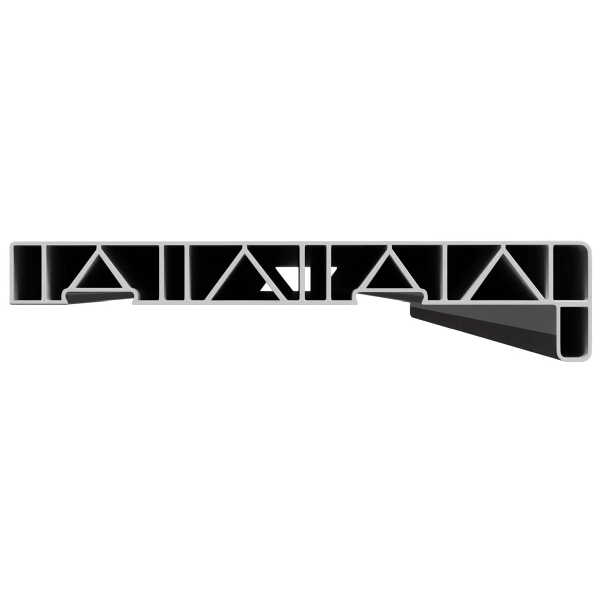 Vindueskarm Marmor tekstur 120 x 20 x 4,5 cm PVC