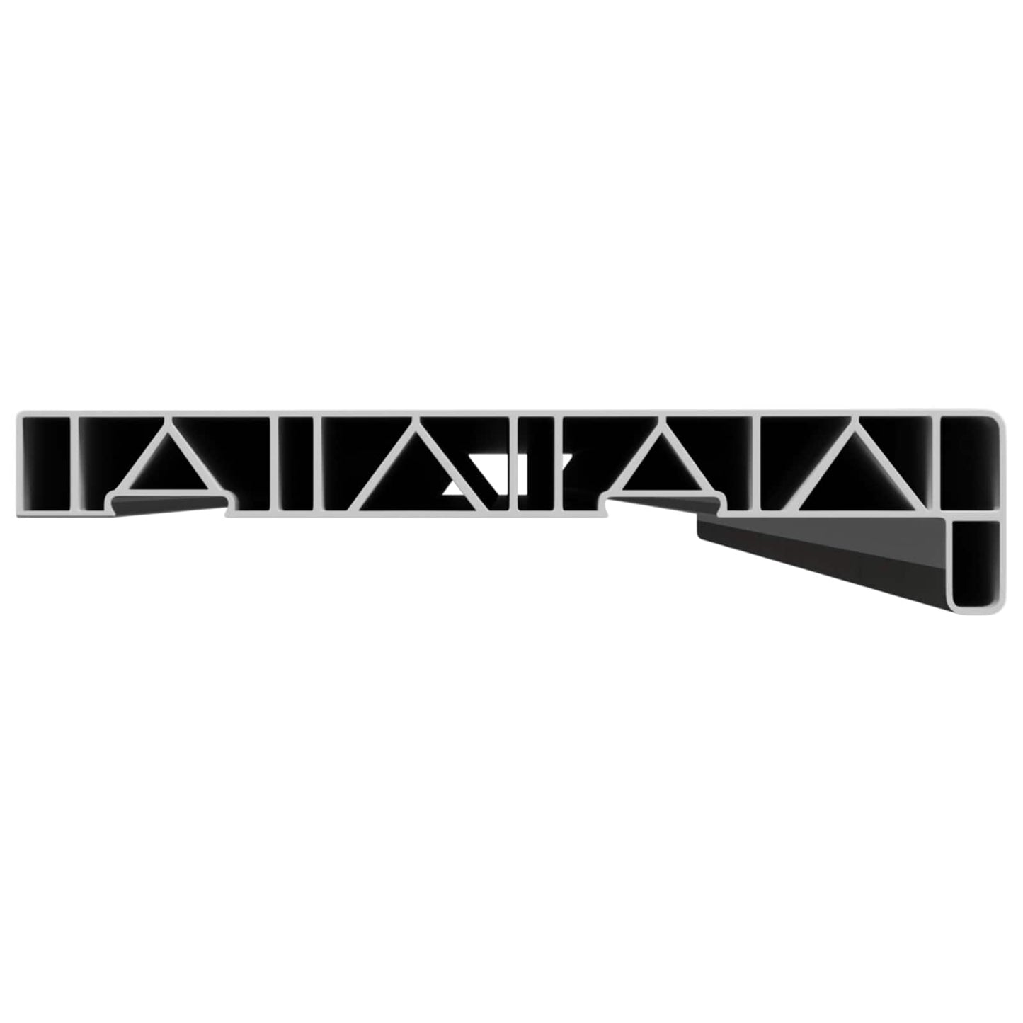 Vindueskarm Marmor tekstur 140 x 25 x 4,5 cm PVC