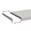 Vindueskarm Marmor tekstur 140 x 35 x 4,5 cm PVC