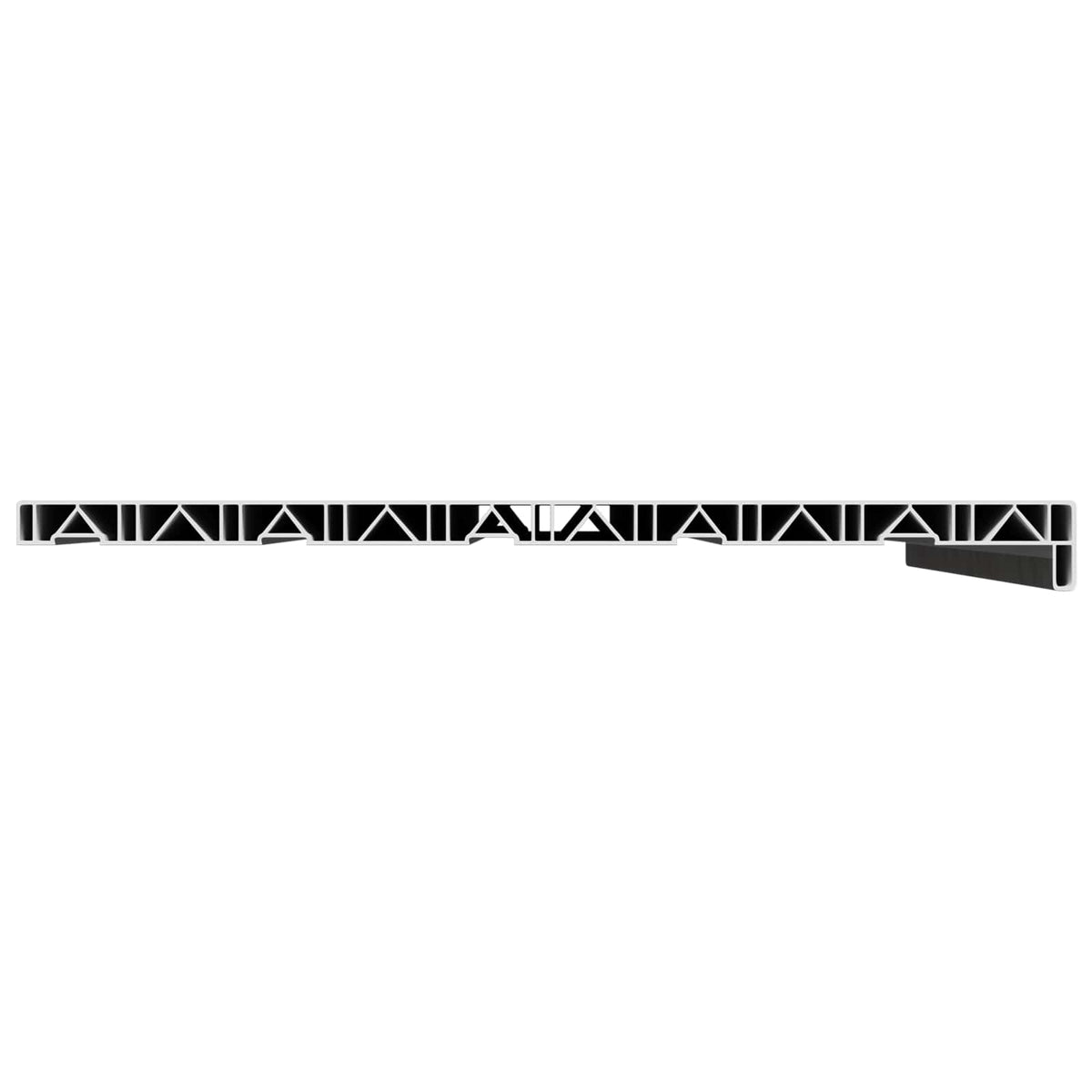 Vindueskarm Marmor tekstur 100 x 50 x 4,5 cm PVC
