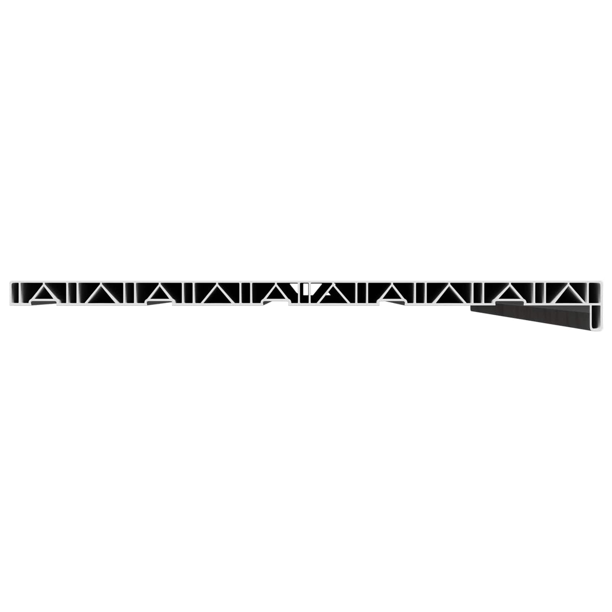 Vindueskarm Marmor tekstur 160 x 50 x 4,5 cm PVC