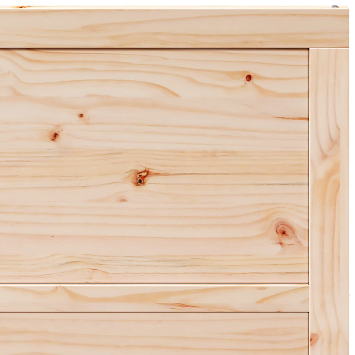Ladedør 100 x 2,5 x 208 cm Massivt fyrretræ Naturfarvet