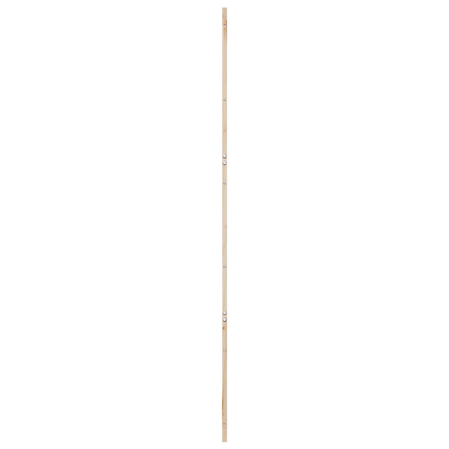 Ladedør 100 x 2,5 x 208 cm Massivt fyrretræ Naturfarvet