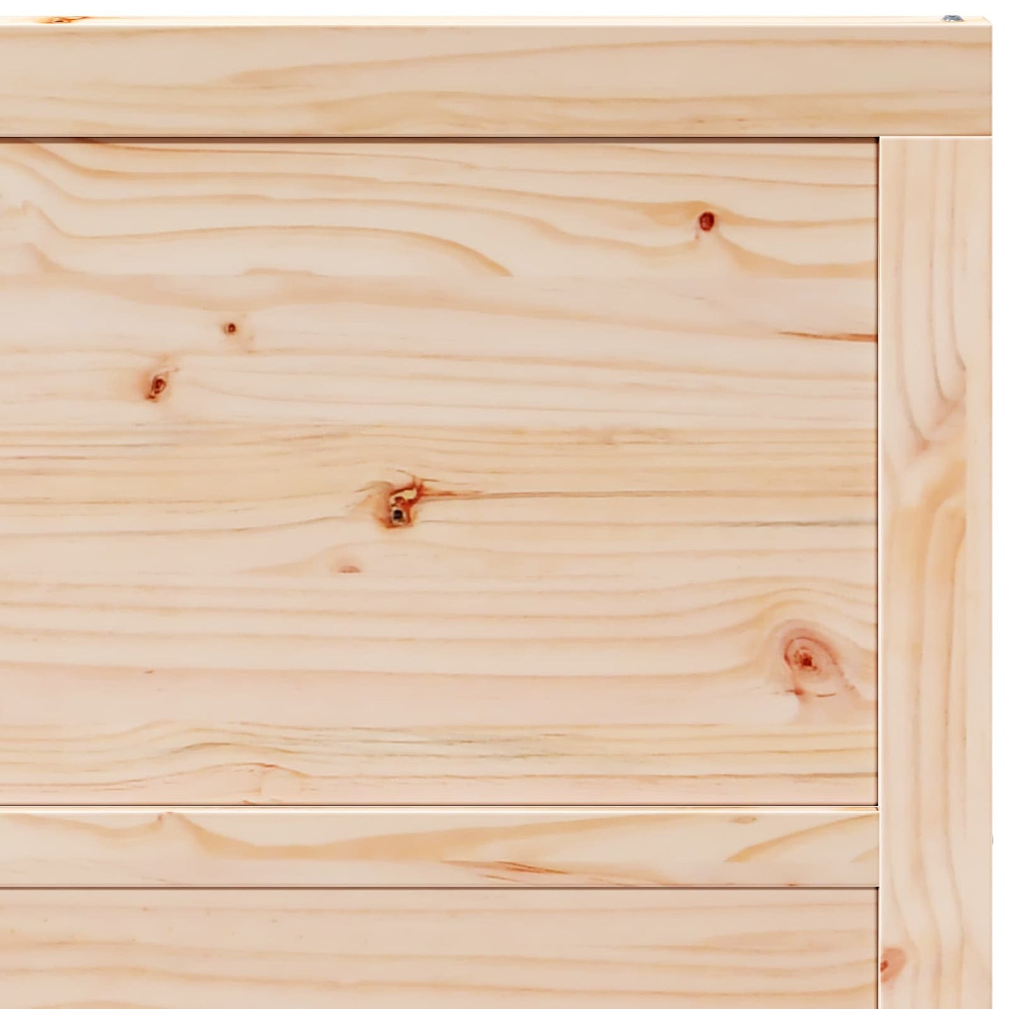 Ladedør 90 x 2,5 x 208 cm Massivt fyrretræ Naturfarvet