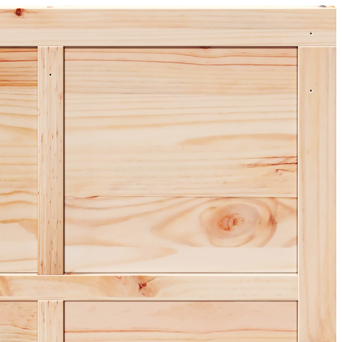 Ladedør 100 x 2,5 x 208 cm Massivt fyrretræ Naturfarvet