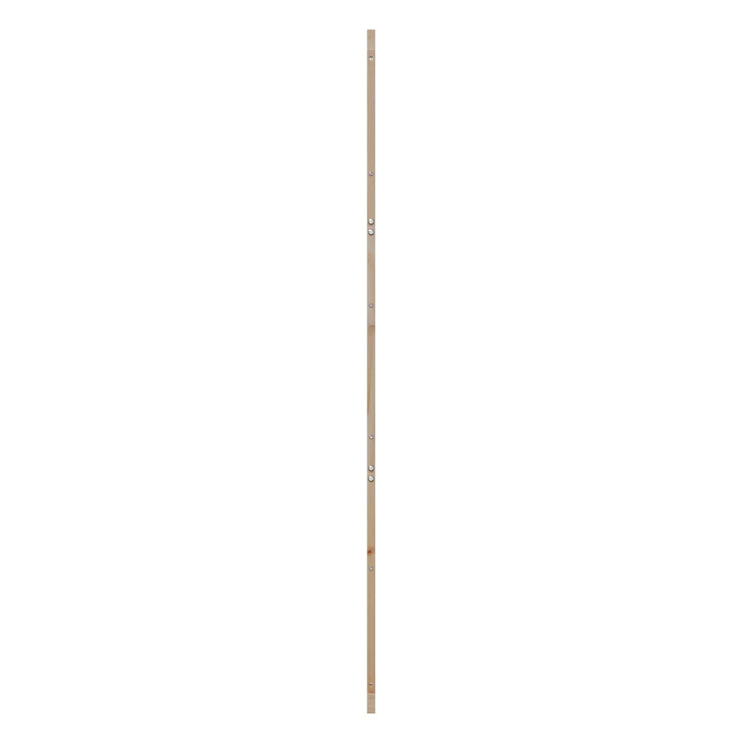 Ladedør 100 x 2,5 x 208 cm Massivt fyrretræ Naturfarvet