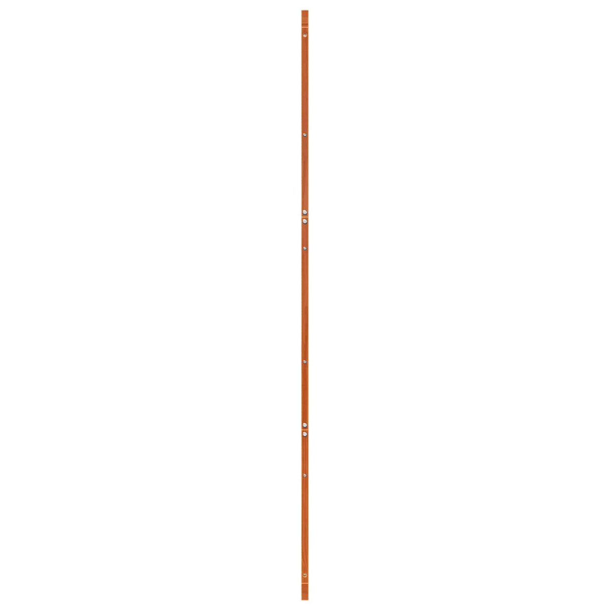 Ladedør 100 x 2,5 x 208 cm Massivt fyrretræ Voksbrun