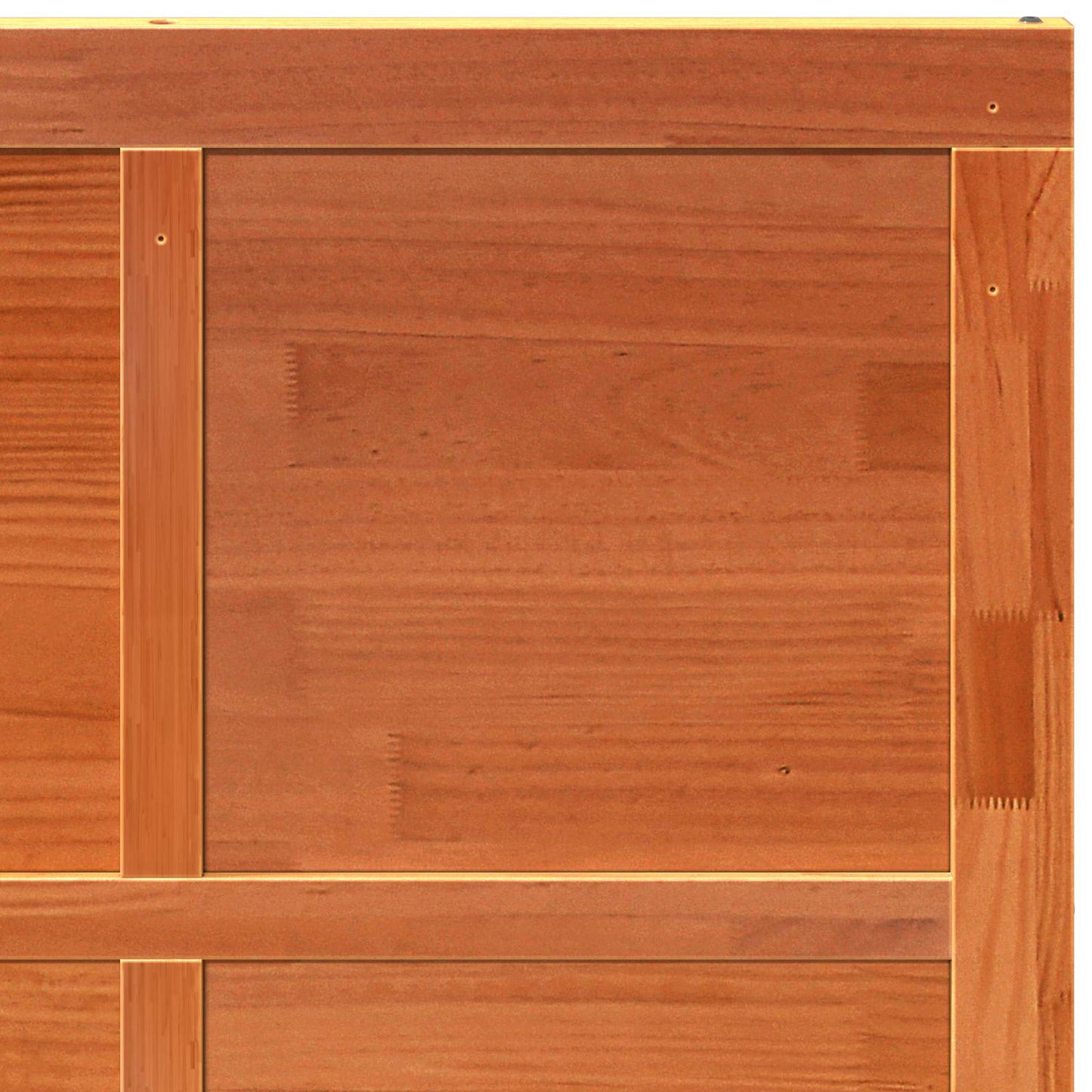 Ladedør 80 x 2,5 x 208 cm Massivt fyrretræ Voksbrun