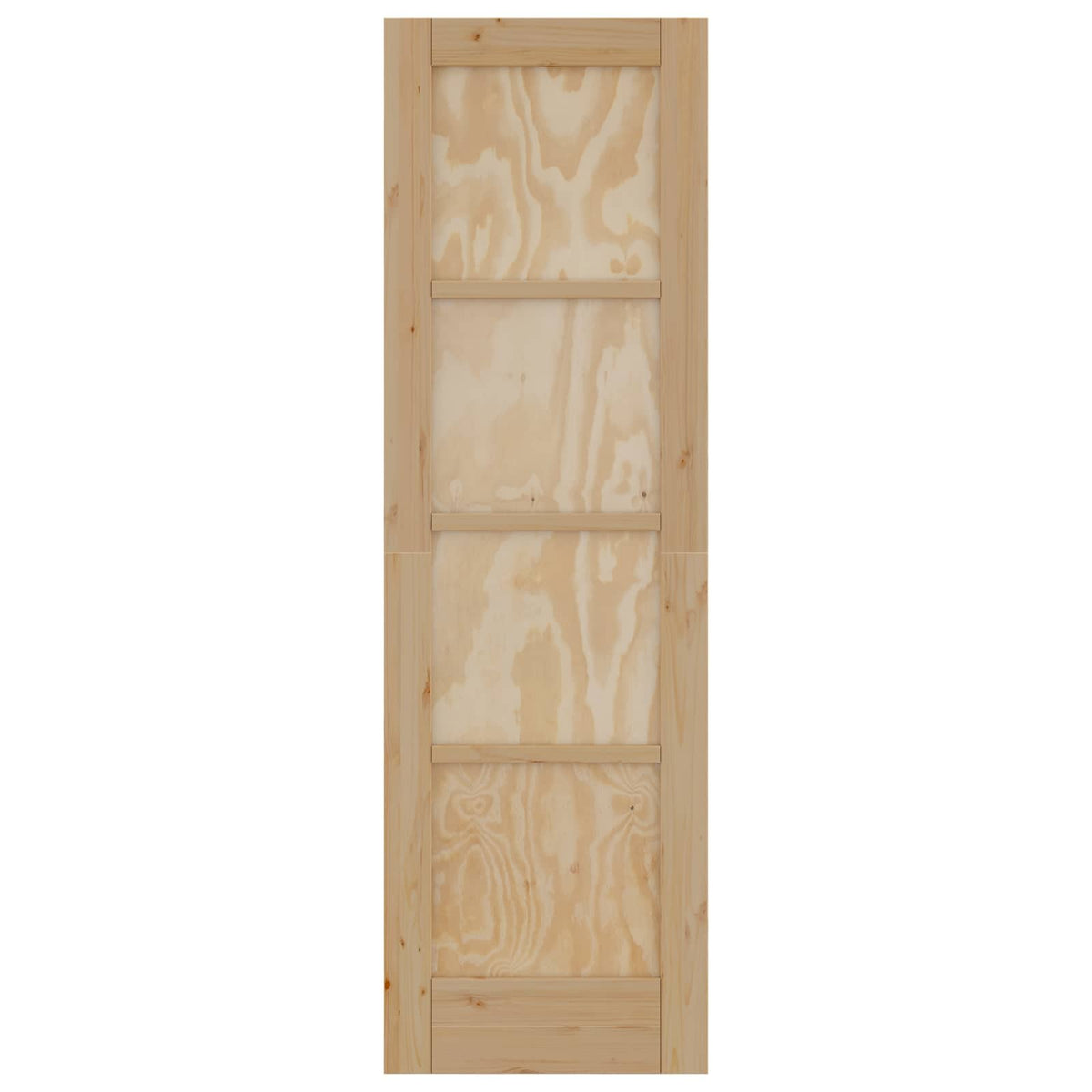 Indvendig Dør 61 x 198,5 cm Krydsfinér Naturfarvet