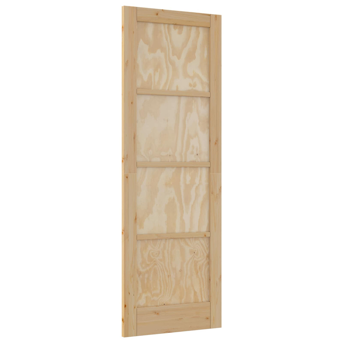 Indvendig Dør 73,5 x 211 cm Krydsfinér Naturfarvet