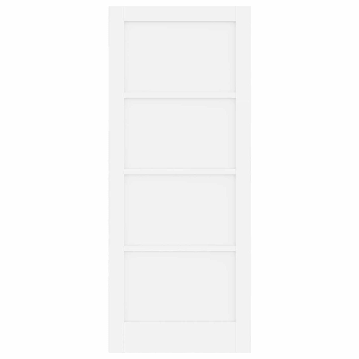 Indvendig Dør 83 x 202 cm Krydsfinér Hvid