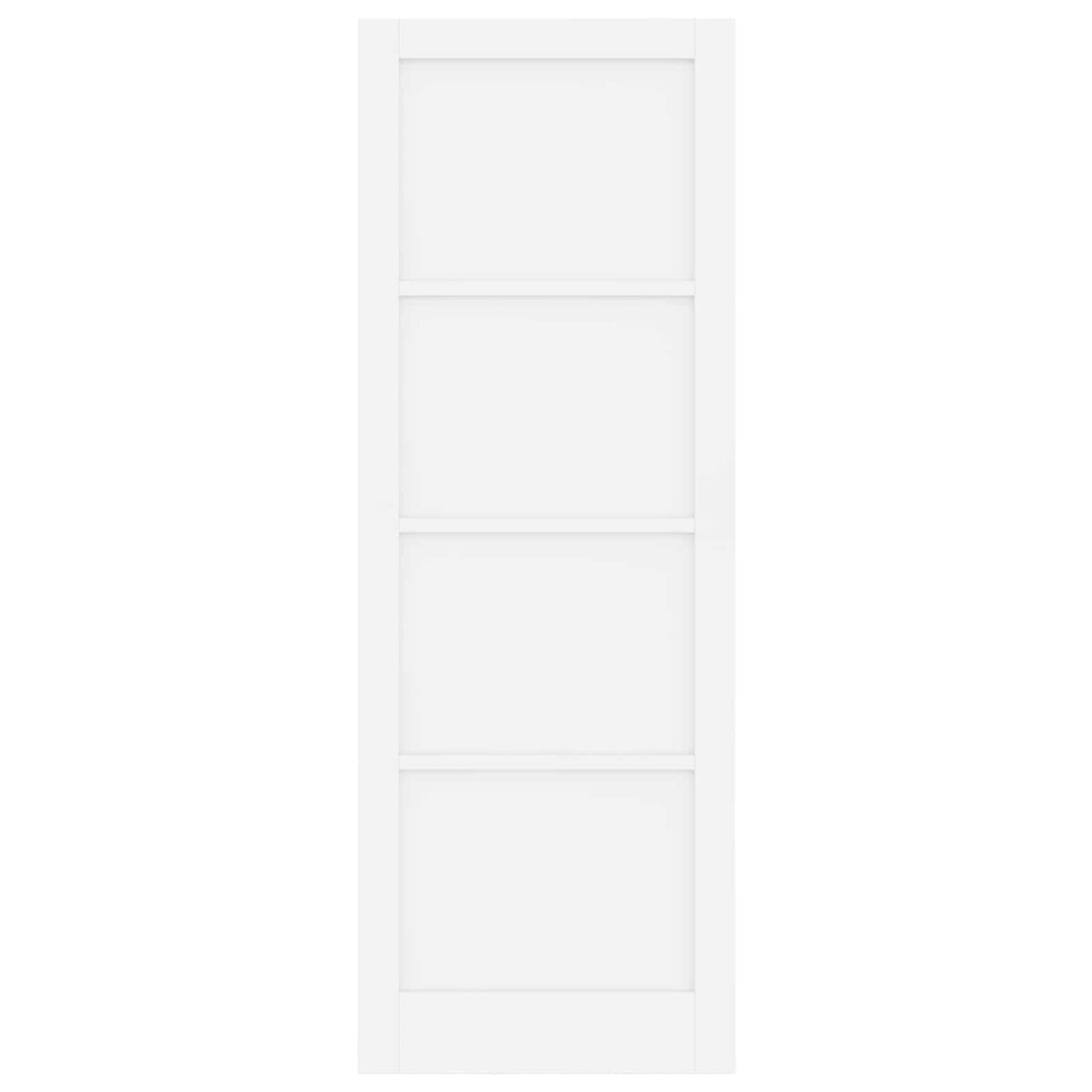 Indvendig Dør 83 x 232 cm Krydsfinér Hvid