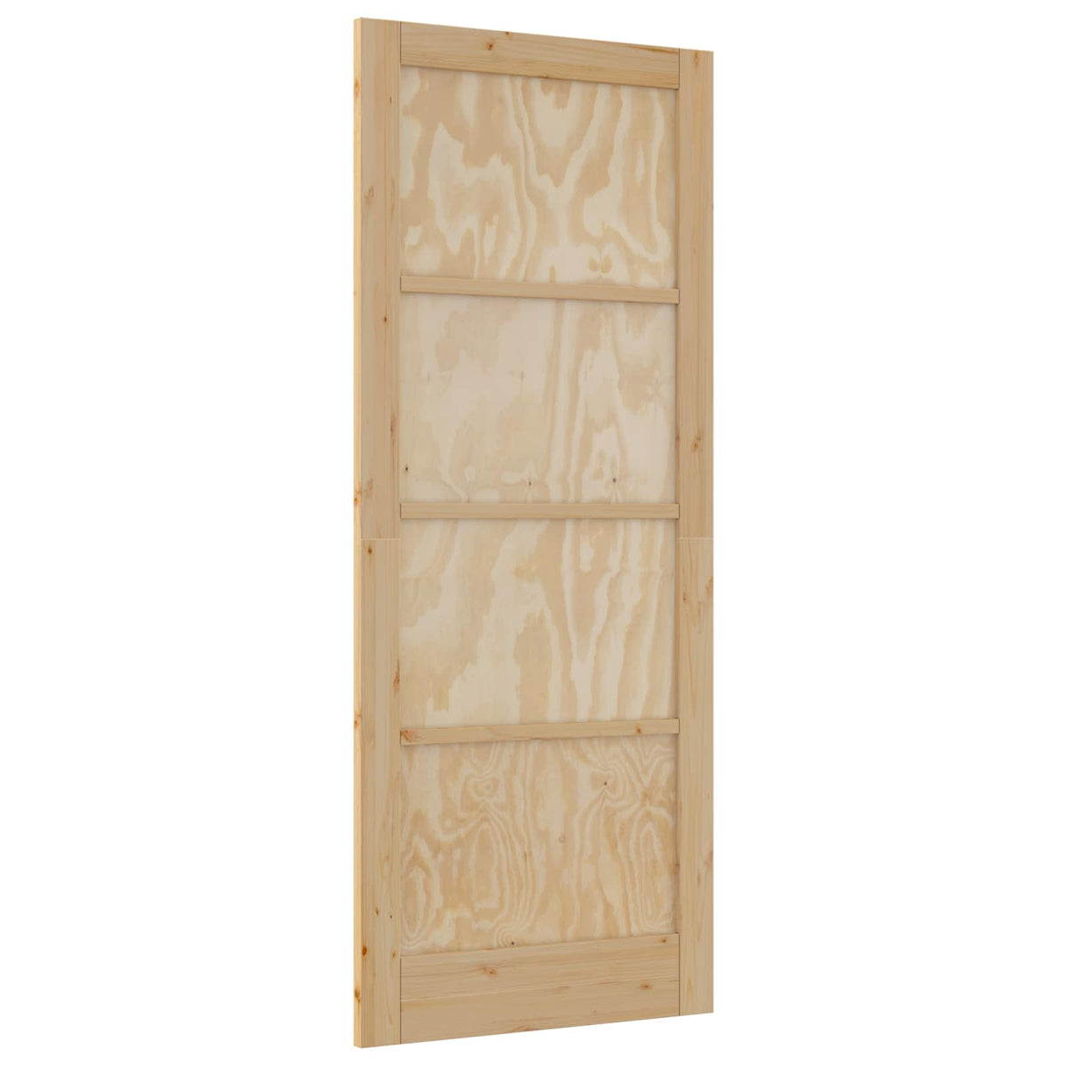 Indvendig Dør 86 x 211 cm Krydsfinér Naturfarvet
