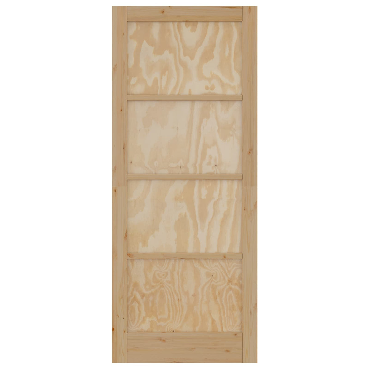 Indvendig Dør 86 x 211 cm Krydsfinér Naturfarvet