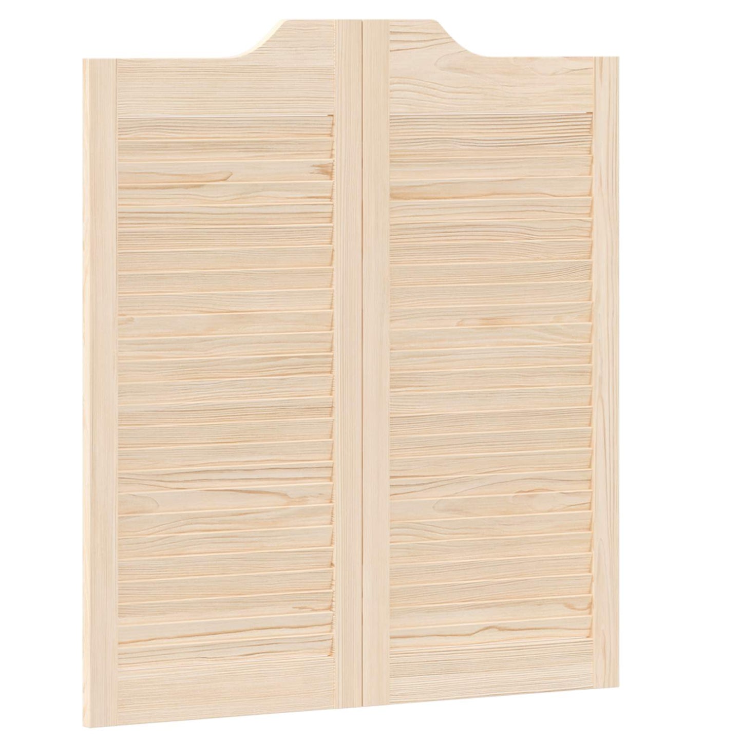 Svingdøre 90 x 40 cm Massivt fyrretræ Naturfarvet