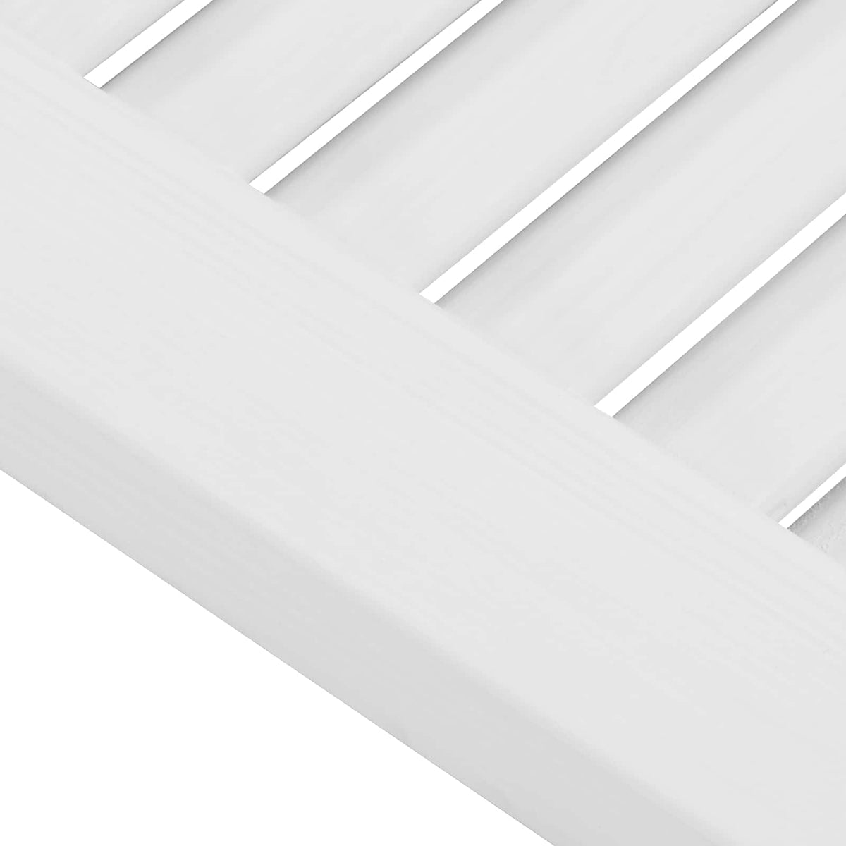 Svingdøre 2 stk. 90 x 40 cm Massivt fyrretræ Hvid