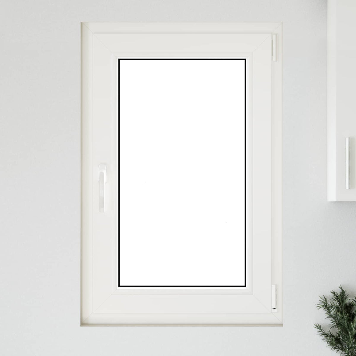 Kældervindue indvendig farve hvid RISOR 60 x 100 cm