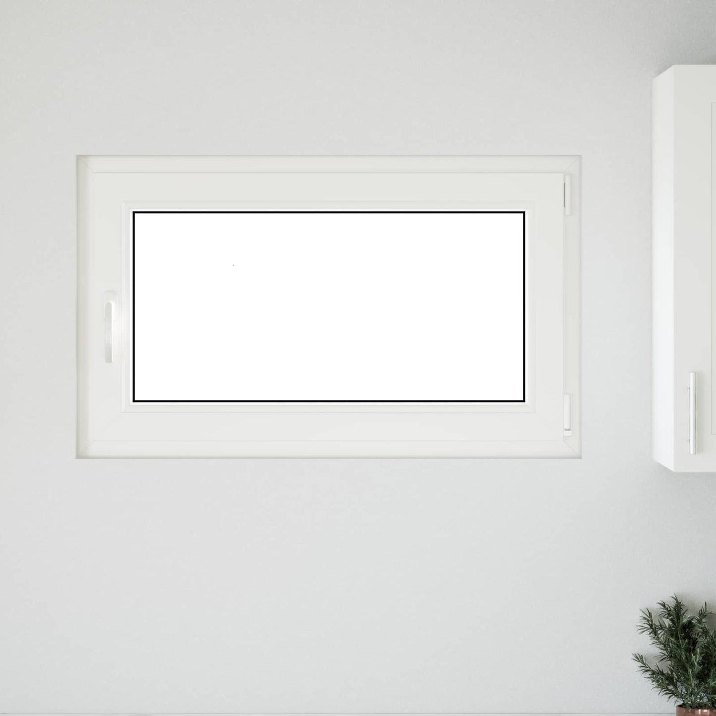Kældervindue indvendig farve hvid RISOR 100 x 70 cm