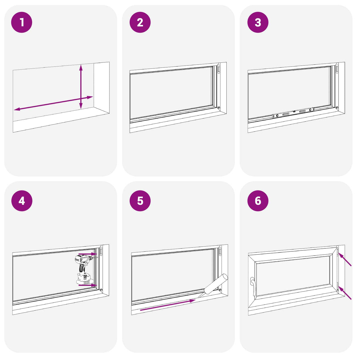 Kip & Drej Kælder Vinduet RISOR 110 x 50 cm