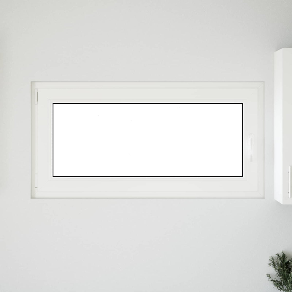 Kældervindue indvendig farve hvid RISOR 120 x 60 cm