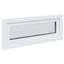 Kældervindue RISOR 110 x 40 cm PVC og klart, almindeligt glas