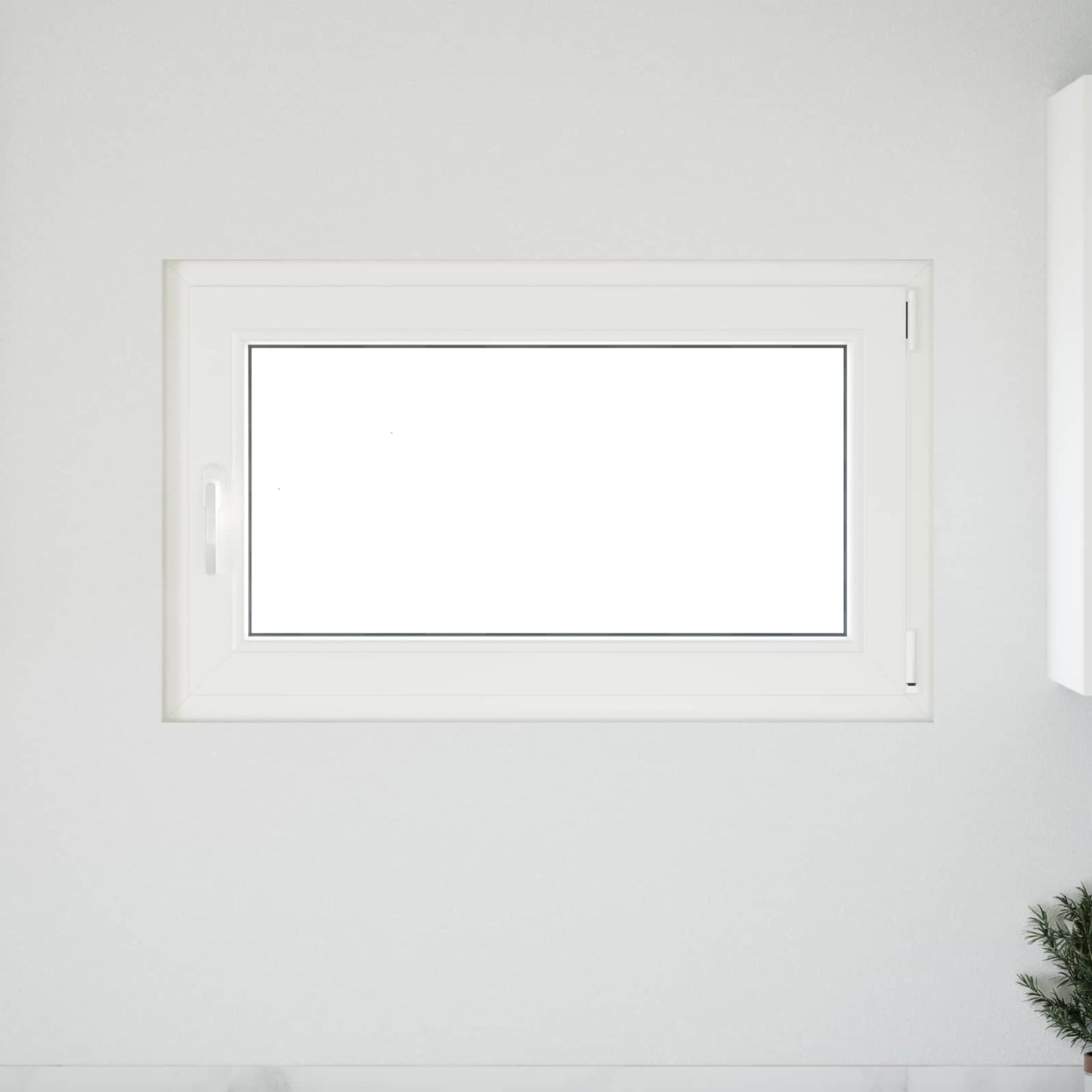 Kældervindue indvendig farve hvid RISOR 100 x 50 cm