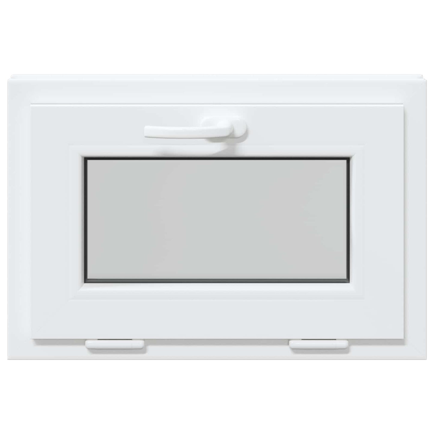 Kældervindue RISOR 60 x 40 cm PVC og klart, almindeligt glas