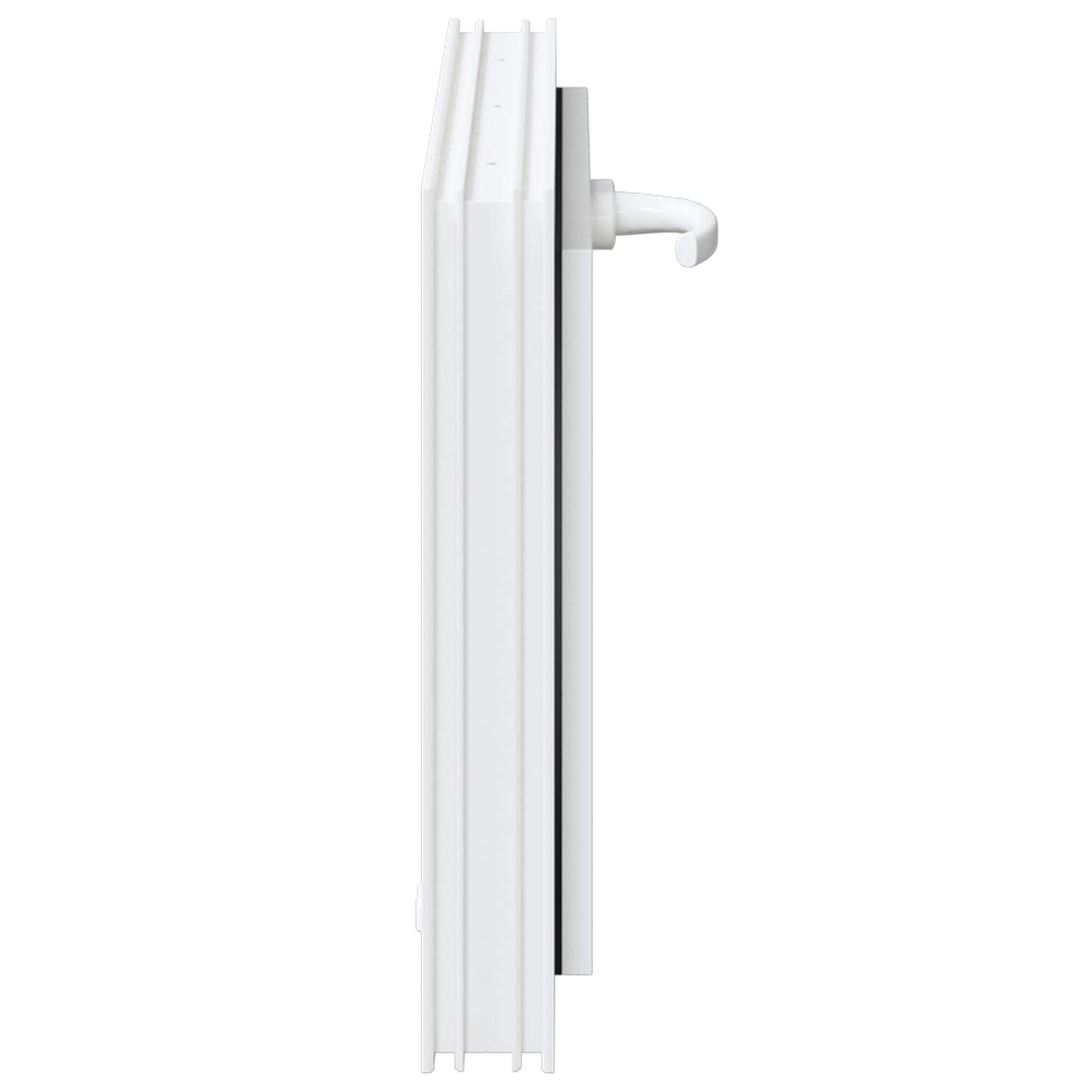 Kældervindue RISOR 60 x 40 cm PVC og klart, almindeligt glas