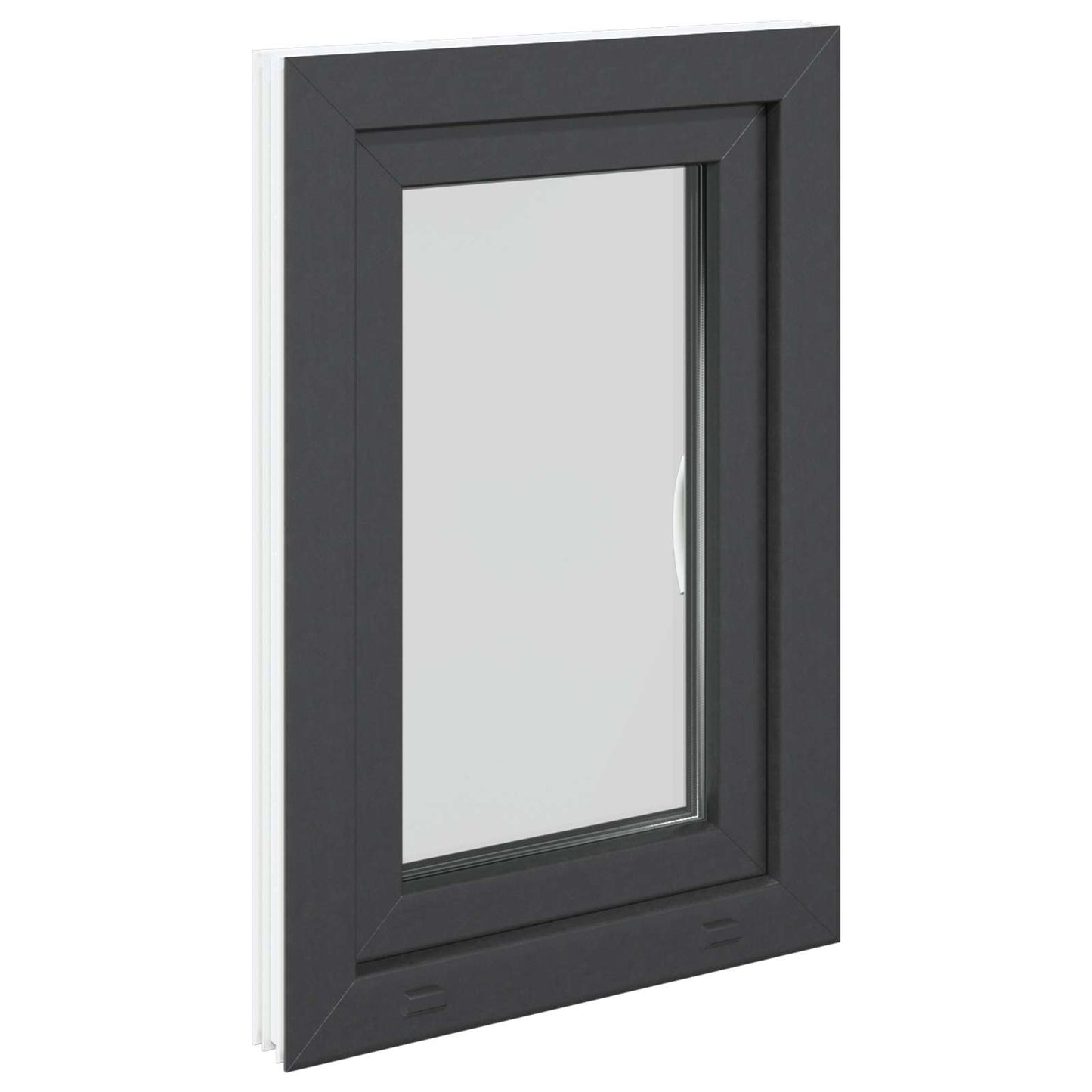 Kældervindue indvendig farve hvid RISOR 50 x 75 cm