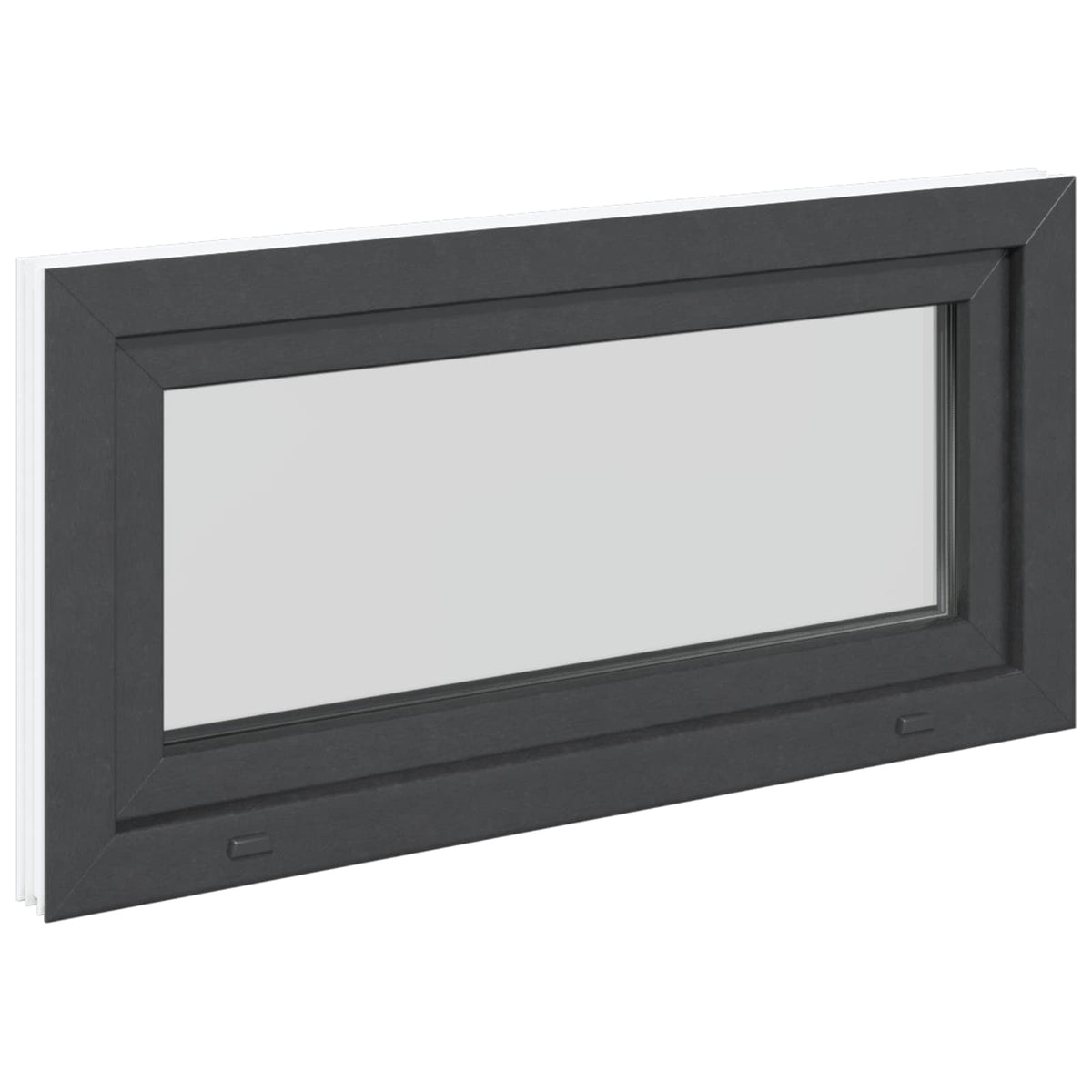 Kældervindue indvendig farve hvid RISOR 100 x 50 cm