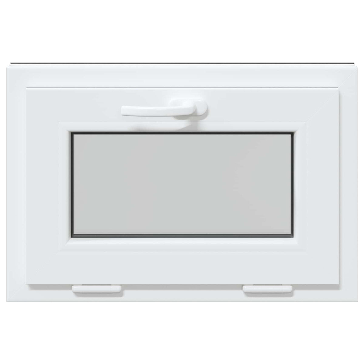 Kældervindue RISOR 60 x 40 cm PVC og klart, almindeligt glas
