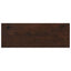 Trappetrin 2 stk. 70 x 25 x 2 cm Mørk Brun Solid bøg