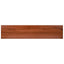 Trappetrin 4 stk. 120 x 25 x 2 cm Brun Solid bøg