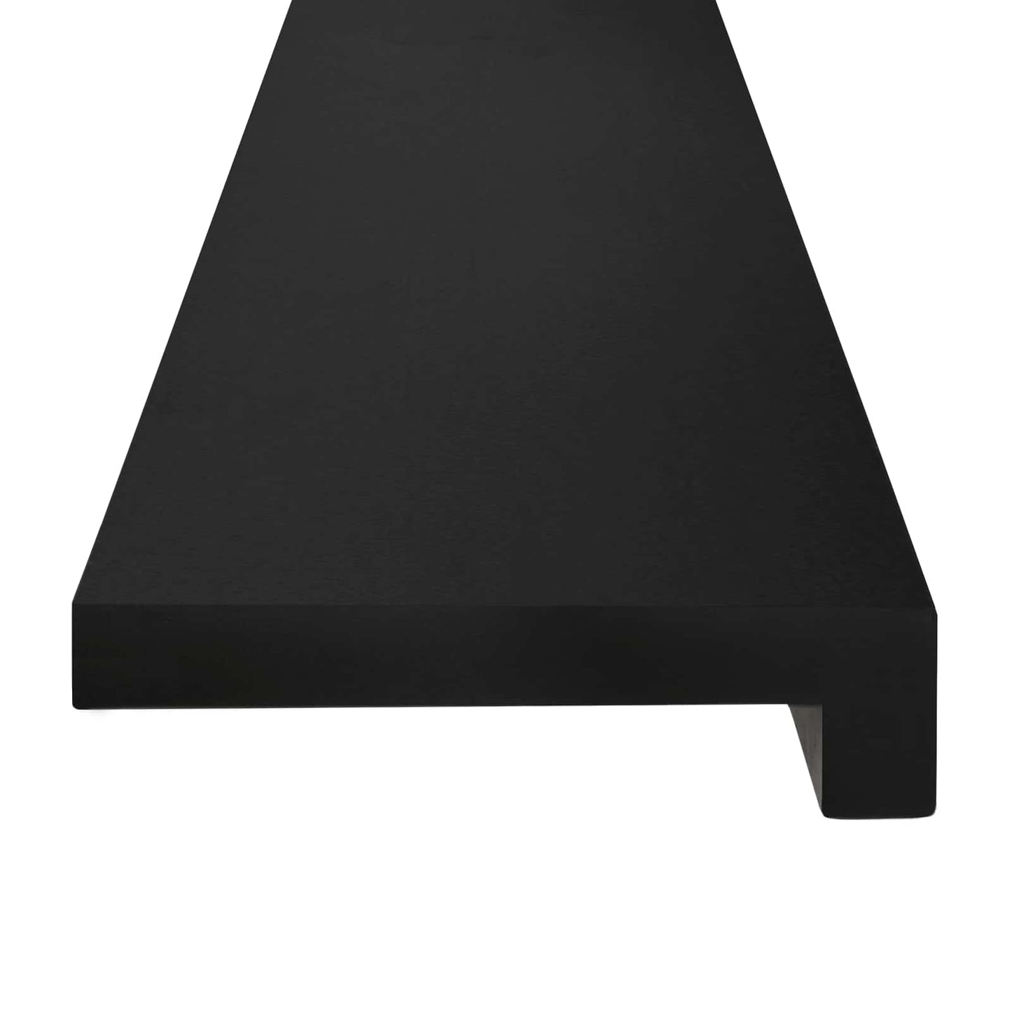 Trappetrin 4 stk. 90 x 30 x 2 cm Sort Solid bøg