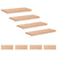 Trappetrin 8 stk. 70 x 25 x 2 cm Naturfarvet Solid bøg