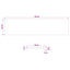 Trappetrin 8 stk. 120 x 30 x 2 cm Lys Brun Solid bøg