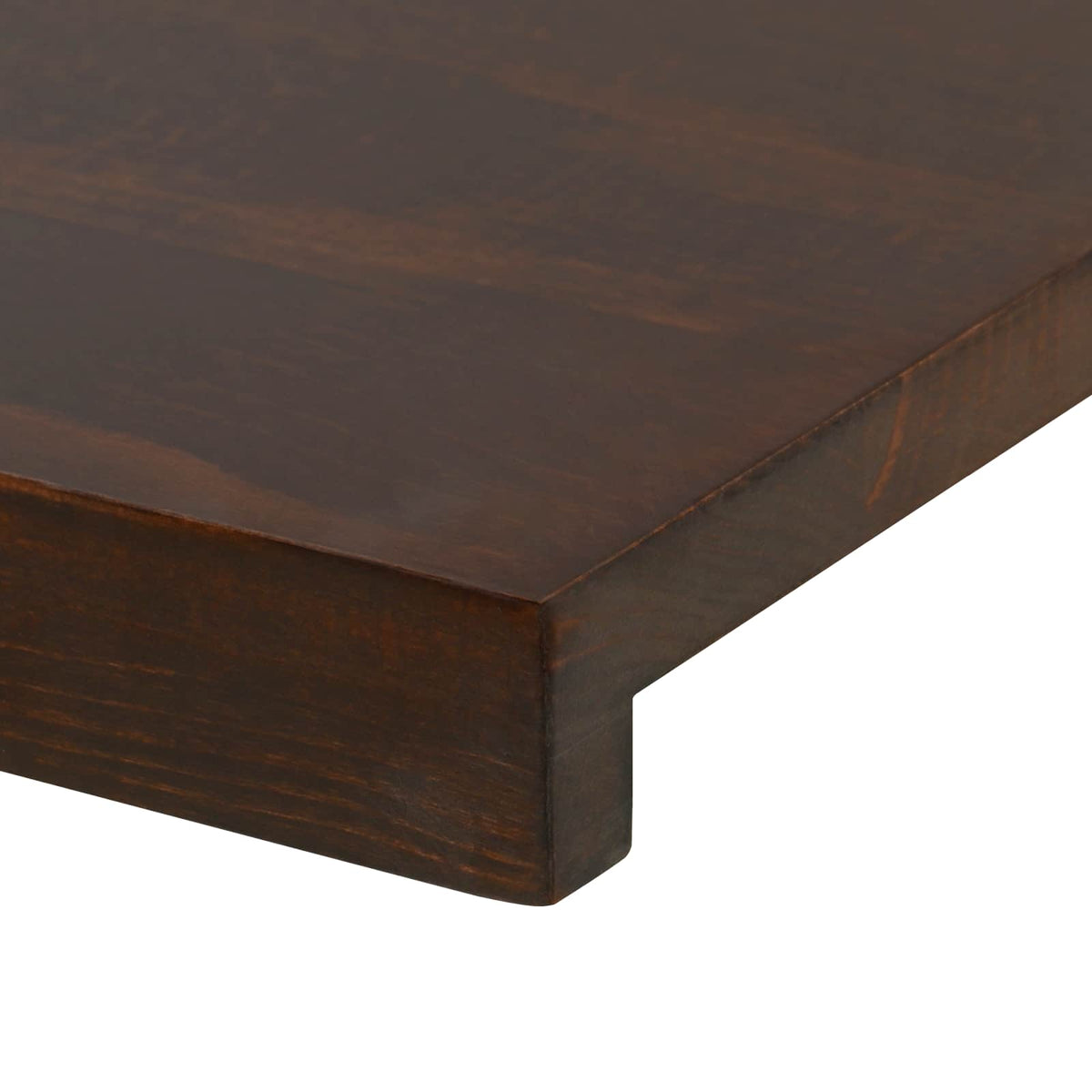 Trappetrin 12 stk. 100 x 25 x 2 cm Mørk Brun Solid bøg