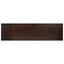 Trappetrin 12 stk. 100 x 25 x 2 cm Mørk Brun Solid bøg