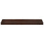 Trappetrin 16 stk. 80 x 25 x 2 cm Mørk Brun Solid bøg