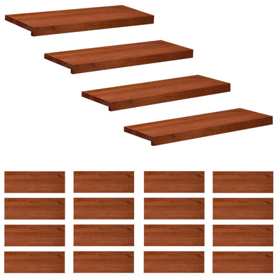 Trappetrin 20 stk. 70 x 30 x 2 cm Brun Solid bøg