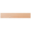 Vindueskarme 2 stk. Naturfarvet 100 x 15 x 2 cm Solid bøg