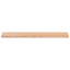 Vindueskarme 2 stk. Naturfarvet 140 x 25 x 2 cm Solid bøg