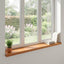 Vindueskarme 2 stk. Lys Brun 160 x 30 x 2 cm Solid bøg