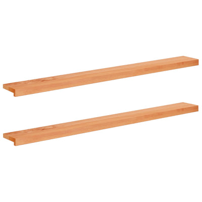 Vindueskarme 2 stk. Lakeret 160 x 15 x 2 cm Solid bøg