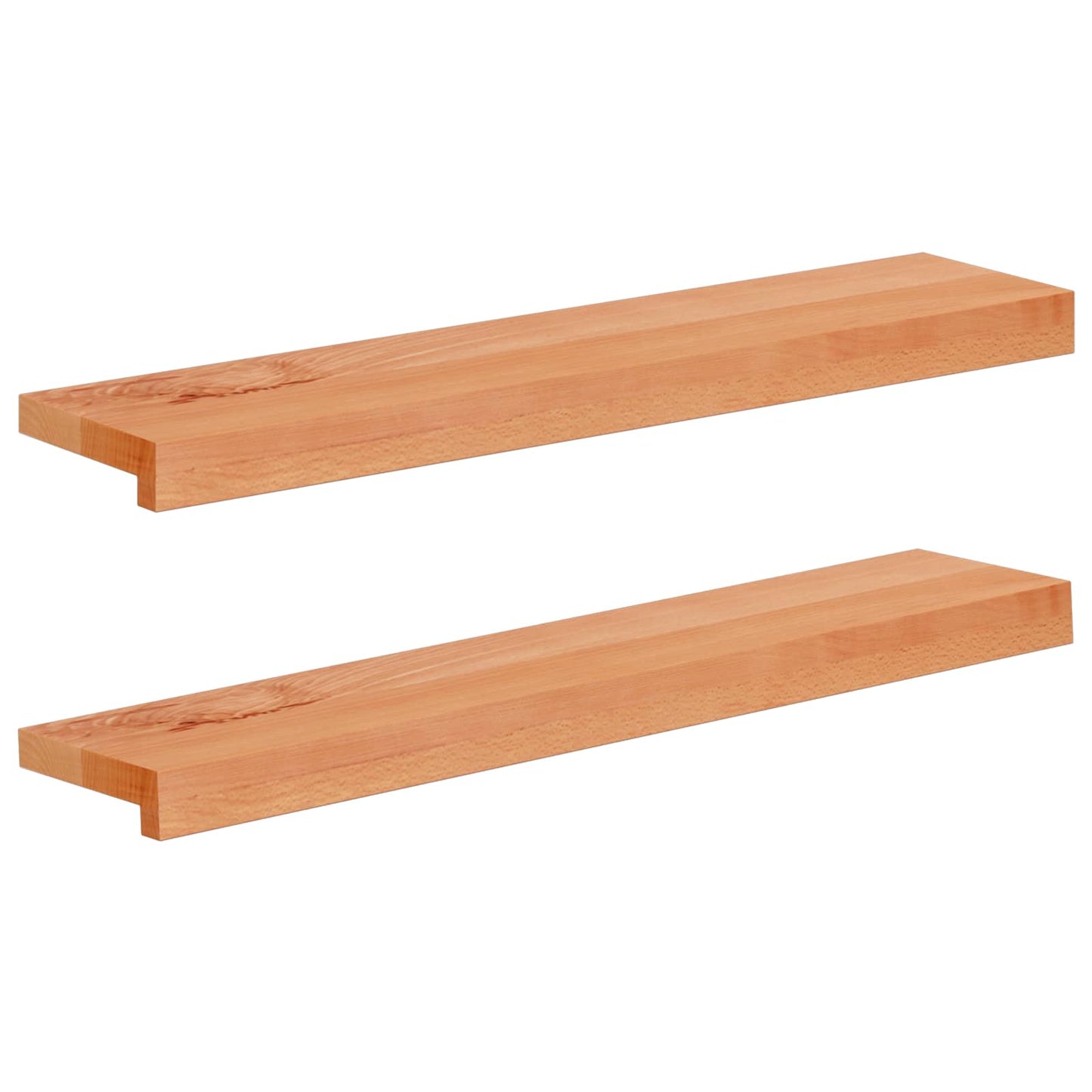Vindueskarme 2 stk. Lakeret 80x 20 x 2 cm Solid bøg