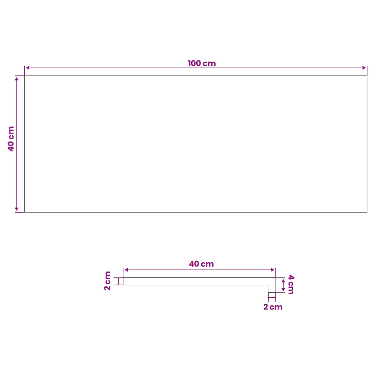 Vindueskarme 2 stk. Lakeret 100 x 40 x 2 cm Solid bøg