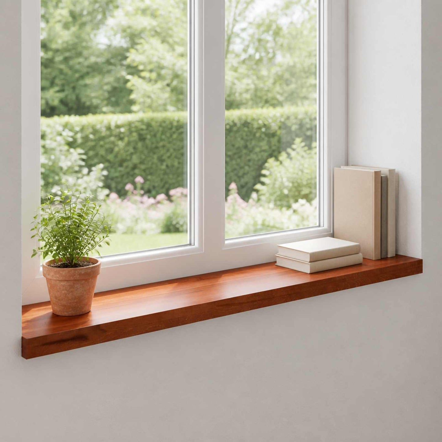 Vindueskarme 2 stk. Brun 70 x 30 x 2 cm Solid bøg